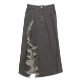 フリルスリットデニムミニスカート | CALNAMUR | 詳細画像20 