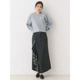 フリルスリットデニムミニスカート | CALNAMUR | 詳細画像5 