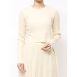 イエロー | ケーブルMIXコンパクトニット | CALNAMUR