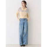 フロントジップバイカラーニット | CALNAMUR | 詳細画像18 