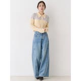 フロントジップバイカラーニット | CALNAMUR | 詳細画像20 