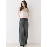 フロントジップバイカラーニット | CALNAMUR | 詳細画像23 