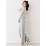 フロントジップバイカラーニット | CALNAMUR | 詳細画像24 