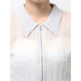 フロントジップバイカラーニット | CALNAMUR | 詳細画像36 