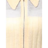 フロントジップバイカラーニット | CALNAMUR | 詳細画像43 