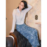 フロントジップバイカラーニット | CALNAMUR | 詳細画像5 