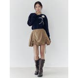 オーガンコサージュVネックニット | CALNAMUR | 詳細画像27 