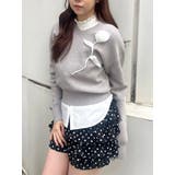 オーガンコサージュVネックニット | CALNAMUR | 詳細画像38 