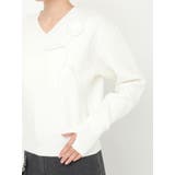 オーガンコサージュVネックニット | CALNAMUR | 詳細画像45 