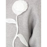 オーガンコサージュVネックニット | CALNAMUR | 詳細画像50 