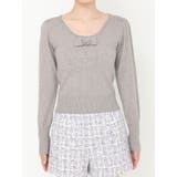 コサージュリボンコンパクトニット | CALNAMUR | 詳細画像23 