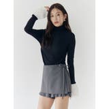 レーヨンハイネックドッキングトップス | CALNAMUR | 詳細画像3 