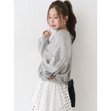 バックリボンスウェットトップス | CALNAMUR | 詳細画像4 