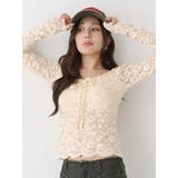 ピーチレースパットイントップス | CALNAMUR | 詳細画像11 