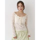 ピーチレースパットイントップス | CALNAMUR | 詳細画像13 