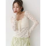 ピーチレースパットイントップス | CALNAMUR | 詳細画像16 