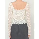 ピーチレースパットイントップス | CALNAMUR | 詳細画像42 