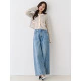 ファンシーヤーンクラシカルニットカーディガン | CALNAMUR | 詳細画像20 