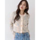 ファンシーヤーンクラシカルニットカーディガン | CALNAMUR | 詳細画像8 