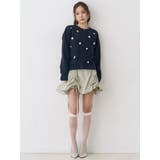 フロントジップビジューニットカーディガン | CALNAMUR | 詳細画像14 