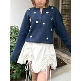 フロントジップビジューニットカーディガン | CALNAMUR | 詳細画像16 