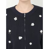 フロントジップビジューニットカーディガン | CALNAMUR | 詳細画像23 