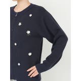 フロントジップビジューニットカーディガン | CALNAMUR | 詳細画像24 