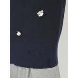 フロントジップビジューニットカーディガン | CALNAMUR | 詳細画像25 