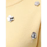 フロントジップビジューニットカーディガン | CALNAMUR | 詳細画像30 