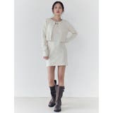 リボンジャガードカーディガン | CALNAMUR | 詳細画像17 