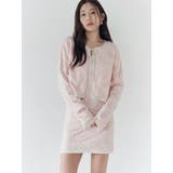 リボンジャガードカーディガン | CALNAMUR | 詳細画像7 