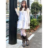 フロントレースアップデニムワンピース | CALNAMUR | 詳細画像37