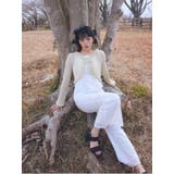 オフホワイト | コットン刺繍サロペット | CALNAMUR