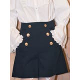 ネイビー | セーラーボタンショートパンツ | CALNAMUR