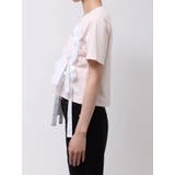 バイカラー3ＤリボンＴシャツ | CALNAMUR | 詳細画像23 