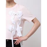 バイカラー3ＤリボンＴシャツ | CALNAMUR | 詳細画像26 