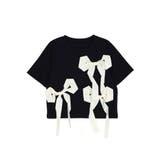 バイカラー3ＤリボンＴシャツ | CALNAMUR | 詳細画像34 