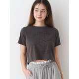 グレー | パッチワークデザインＴシャツ | CALNAMUR