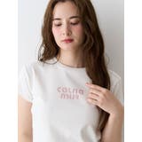 ビジューロゴコンパクトTシャツ | CALNAMUR | 詳細画像11
