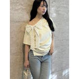 リボン付きTシャツ | CALNAMUR | 詳細画像15