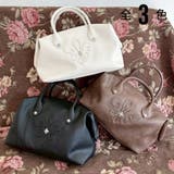 【予約完売カラー入荷！】エンブレムボストンBAG | EVRIS | 詳細画像1 