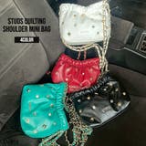 スタッズキルティングチェーンショルダーミニBAG | EVRIS | 詳細画像1 
