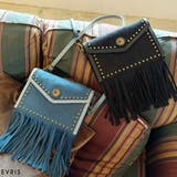 フェイクスェードスタッズデザインショルダーBAG | EVRIS | 詳細画像1 
