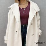 スタンドカラーロングコート | EVRIS | 詳細画像1 