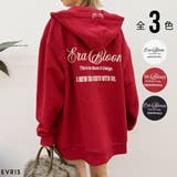 【裏起毛】era bloom グラフィックジップパーカー | EVRIS | 詳細画像1 