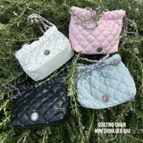 キルティングチェーンミニショルダーBAG | EVRIS | 詳細画像1 