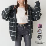オーバーサイズフードニットトップス【セットアップ着用可能】 | EVRIS | 詳細画像1