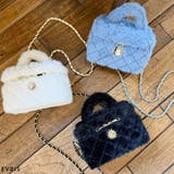 フェイクファーキルティングバニティ－BAG | EVRIS | 詳細画像1 