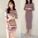 リブニットハイネックワンピース | RESEXXY | 詳細画像1