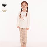 くまプリント長袖パジャマ 90cm~140cm B13701 | こどもの森e-shop | 詳細画像1